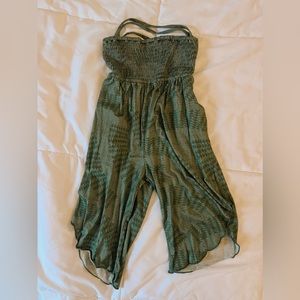 NWT LEXBREEZY KEIKI KAMAILE JUMPSUIT IN KAPA GREEN  SIZE 2T